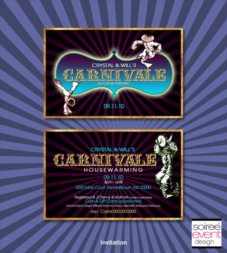 "Carnivale!© Invitation