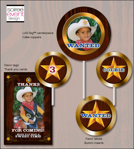 "Giddy Up!"© Cowboy Printables Package