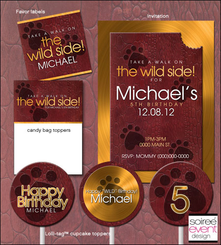 "Walk on the Wild Side!"© Printables Package